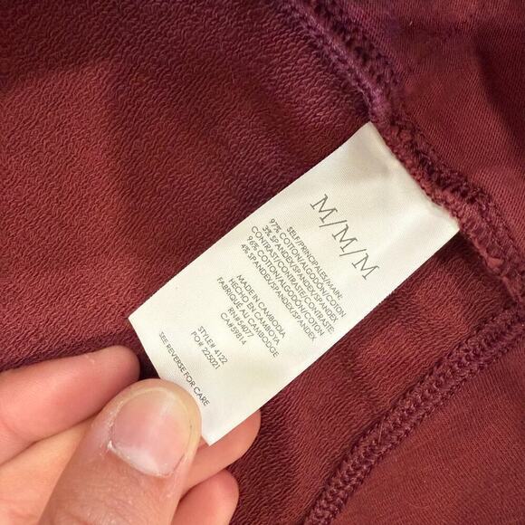 CAbi Style 4122 Training Jacket Red Zip Up Mock Neck Size Medium - Picture 6 of 7